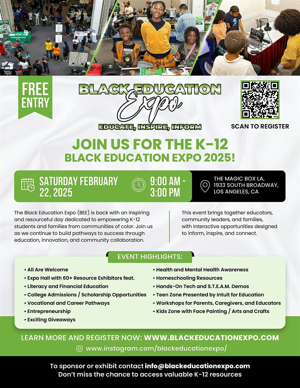 Celebrate Black History Month: Black Education Expo