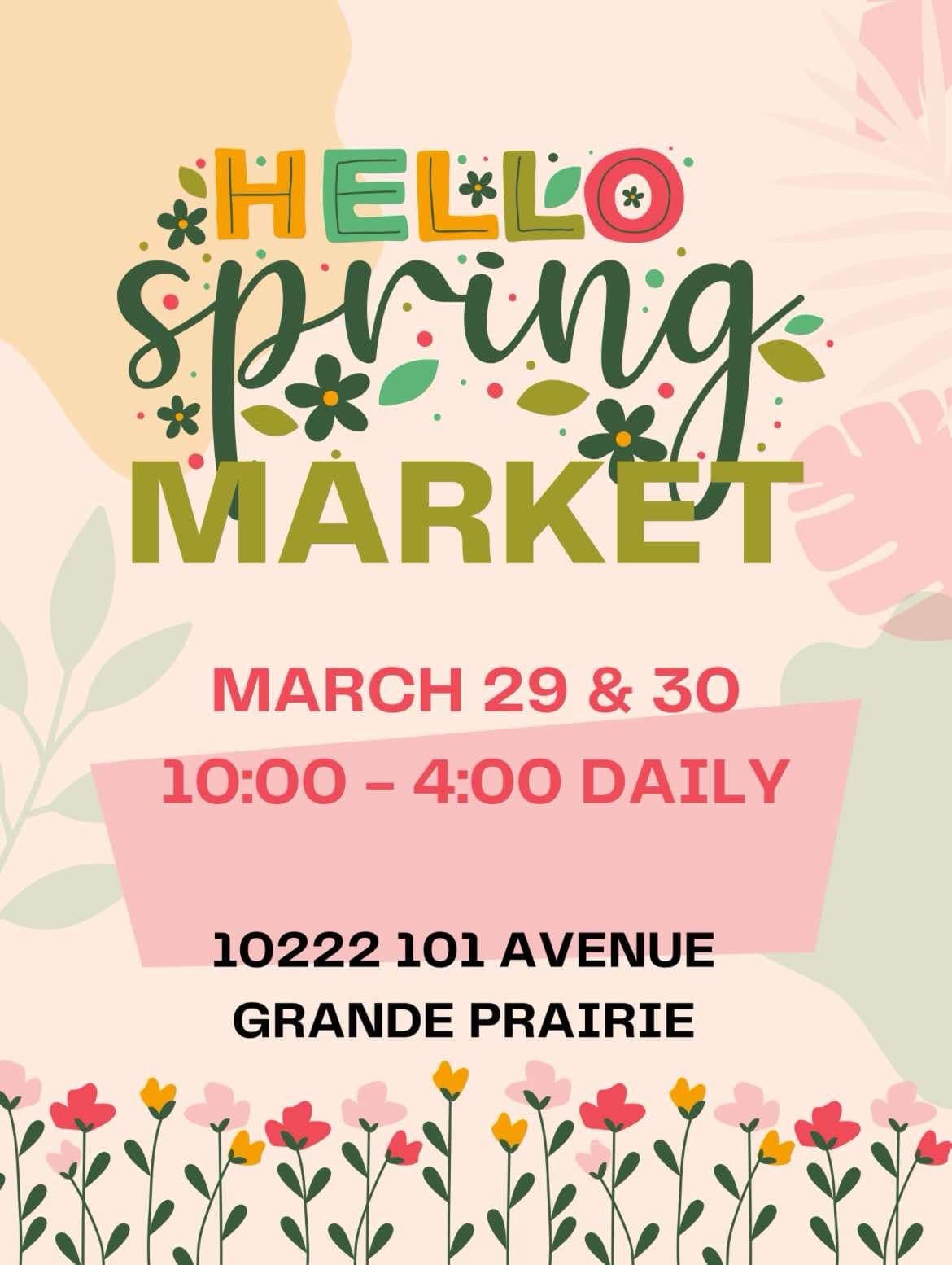 Annual Spring Market~Free entry