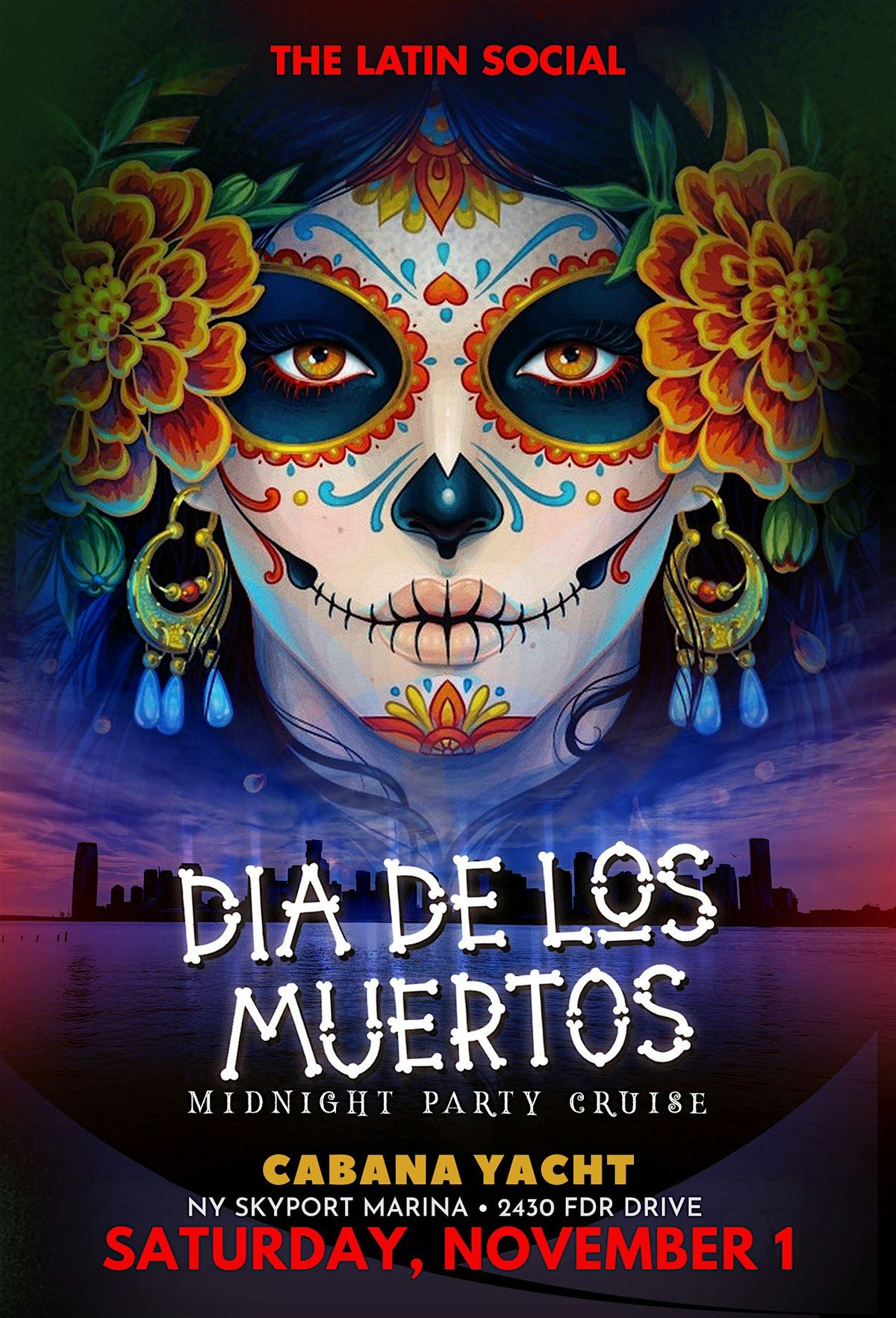 D\u00eda de Los Muertos: Midnight Yacht Party