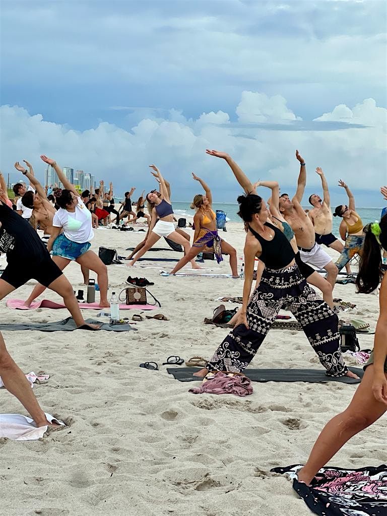 Saturday Sunset Yoga & Sound Healing @80th Lifeguard Stand  12\/6  SHARE