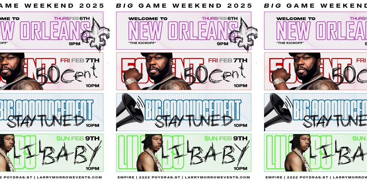 SAT FEB 8TH SUPER BIG GAME WEEKEND @ EMPIRE!