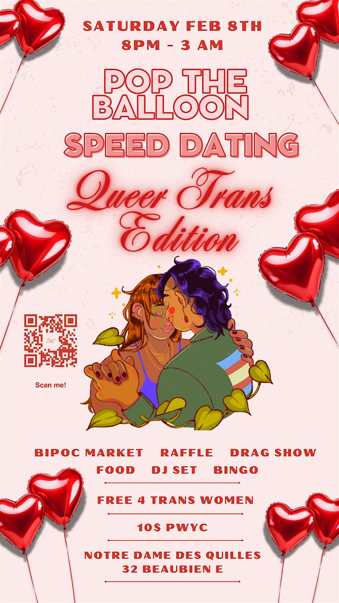 POP THE BALLOON - SPEED DATING (Queer Trans Edition) at NDQ