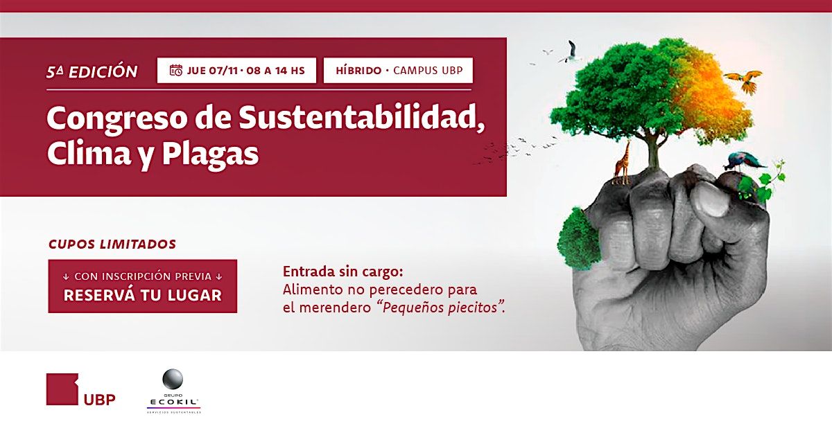 Congreso de sustentabilidad, clima y plagas