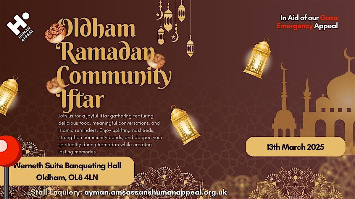 Oldham Ramadan Community Iftar