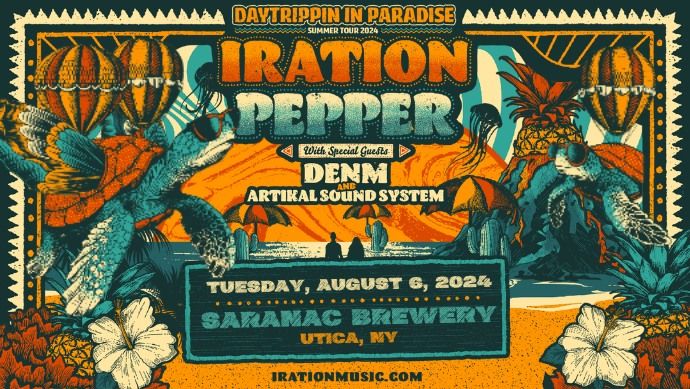 Iration and Pepper with special guests Denm & Artikal Sound System