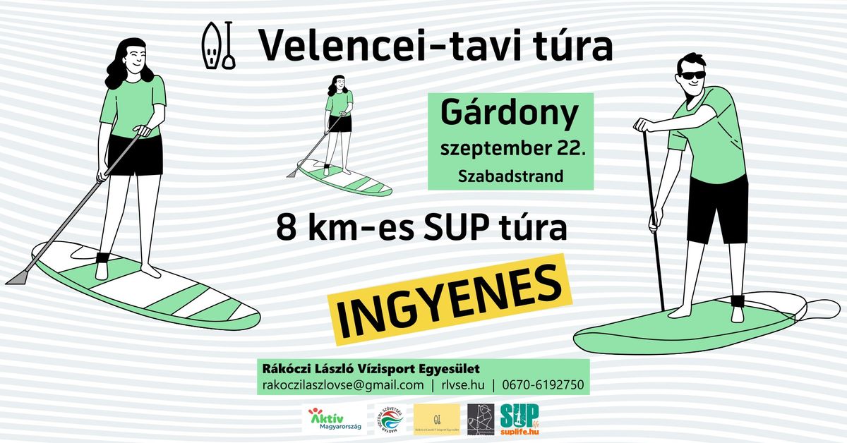 Ingyenes SUP t\u00fara a Velencei-tavon