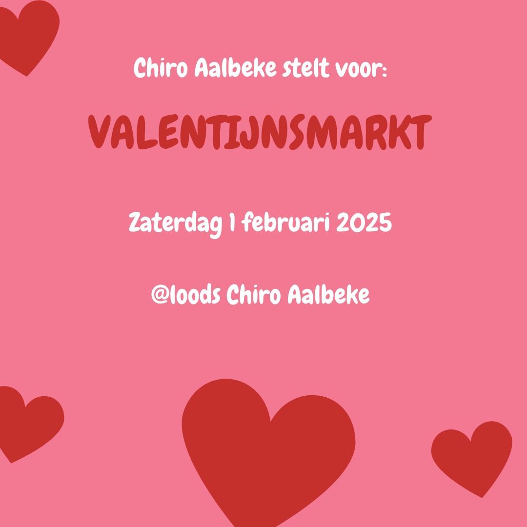 Valentijnsmarkt Chiro Aalbeke