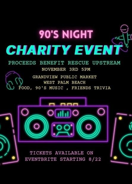 90's Night Charity Event