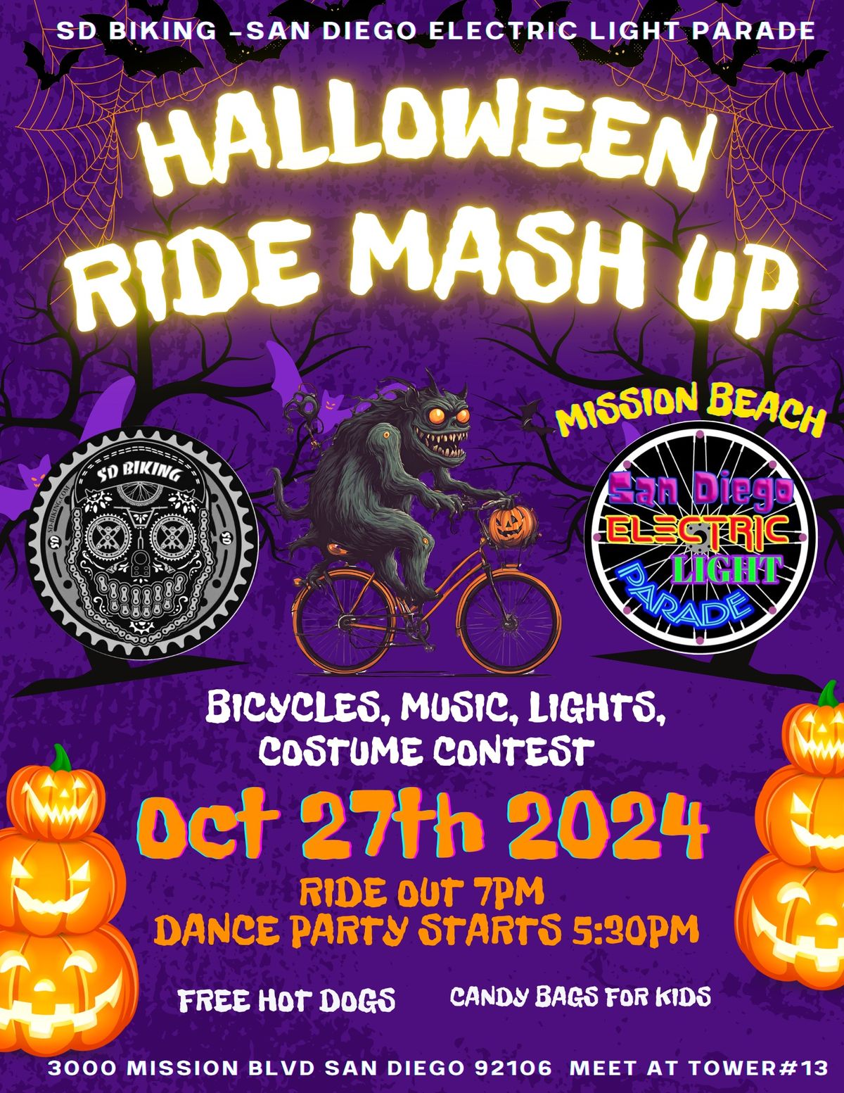 Halloween mashup with SD biking