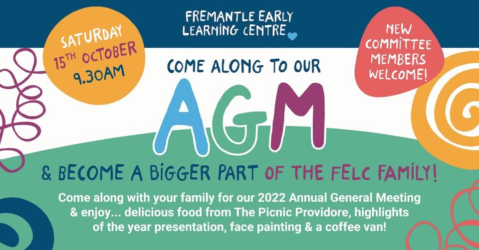 Freo Early Learning Centre AGM 2022 and Family Fun Day!