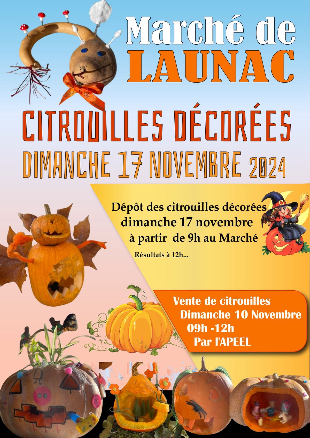 \ud83c\udf83 Concours de Citrouilles D\u00e9cor\u00e9es \ud83c\udf83