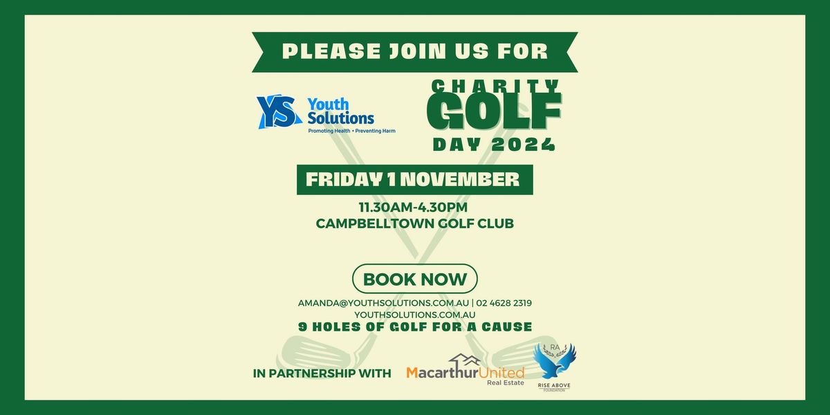 Youth Solutions Charity Golf Day 2024