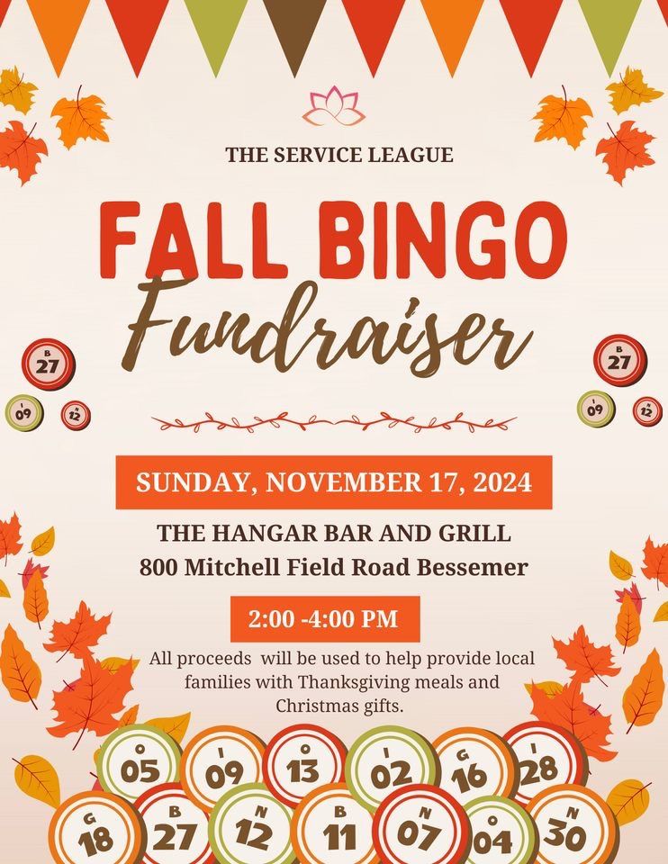 The Service League Fall Bingo Fundraiser 