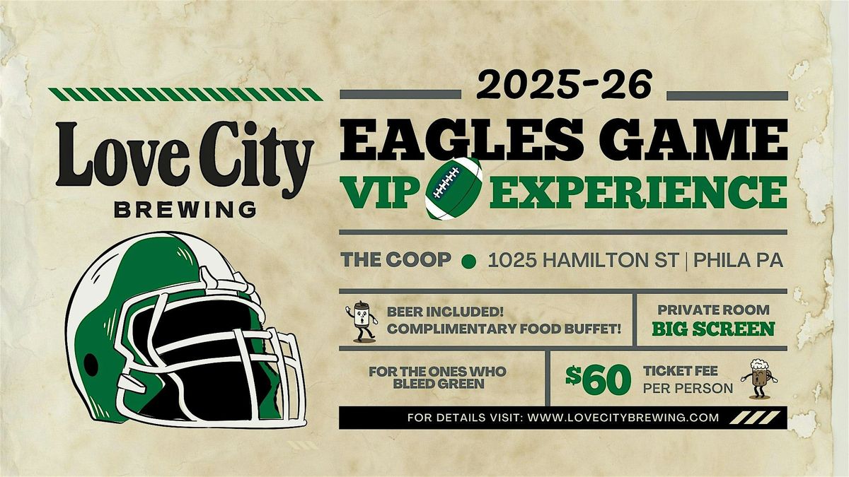 The Birds at The Coop \u2013 Eagles Game Day Experience