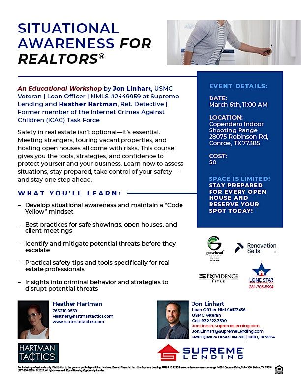 Situational Awareness for Realtors