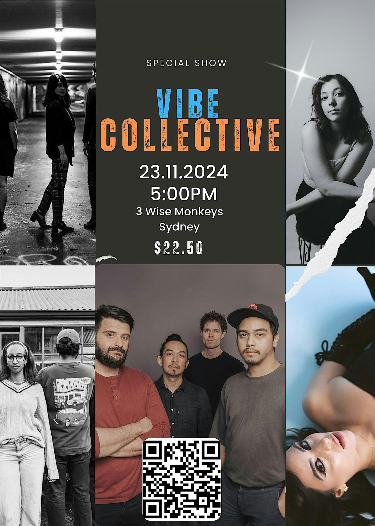 Vibe Collective ft: Tina Rez, Keens, Foxlore, Rem & The Starshine  & TWINR