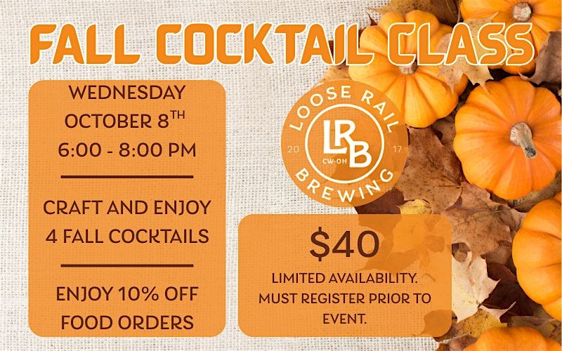 Spice Up Your Life: A Fall Cocktail Class