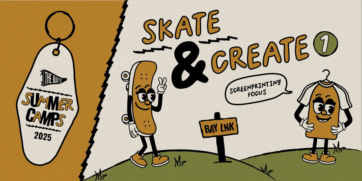 Skate & Create Camp 1 | Ages 11-14 | June 24-27 | 1 PM-4 PM