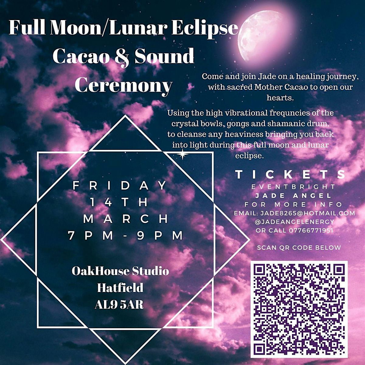 Full Moon Lunar Eclipse Sound & Cacao Ceremony