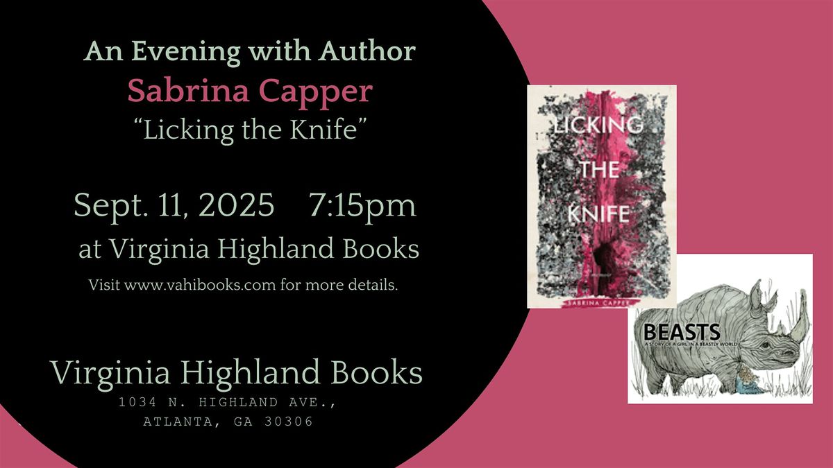 An Evening with Sabrina Capper!