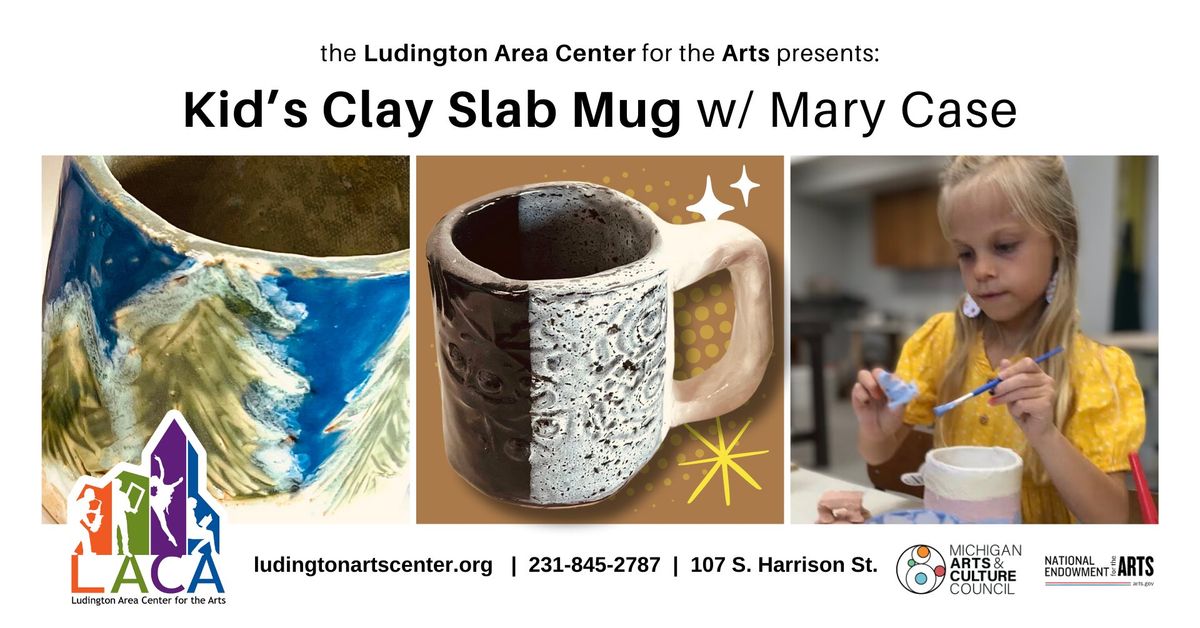 Kid's Clay Slab Mug w\/ Mary Case