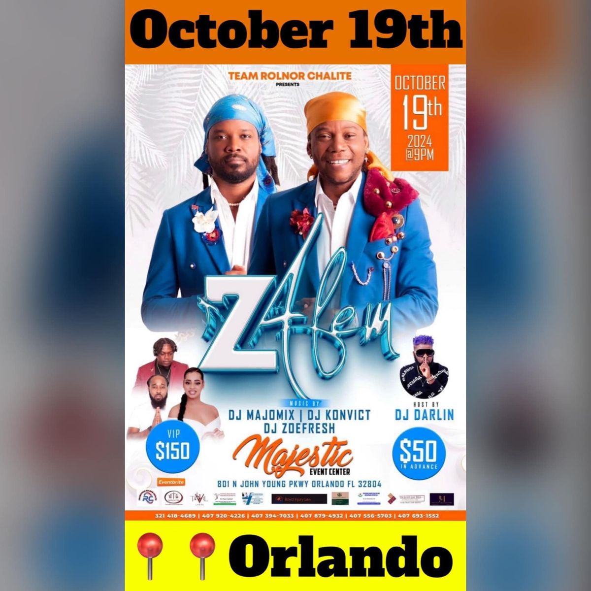 ZAFEM Performing Live in Orlando