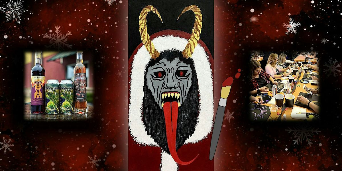 Paint & Drink at Manic Meadery: Krampus