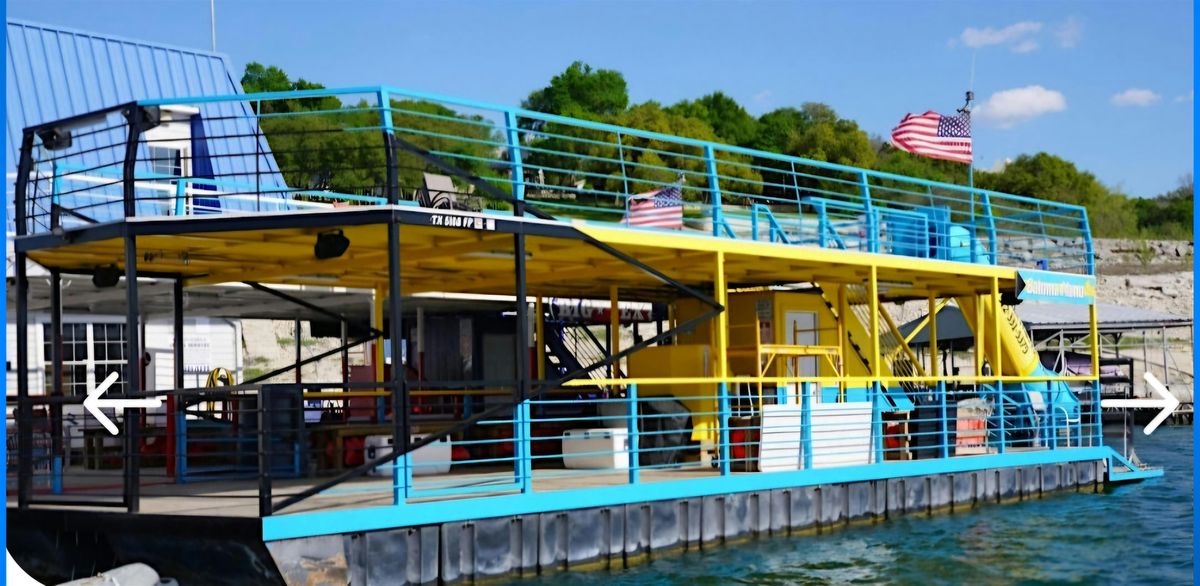 First Splash Party Barge Sponsored by Otter Fest