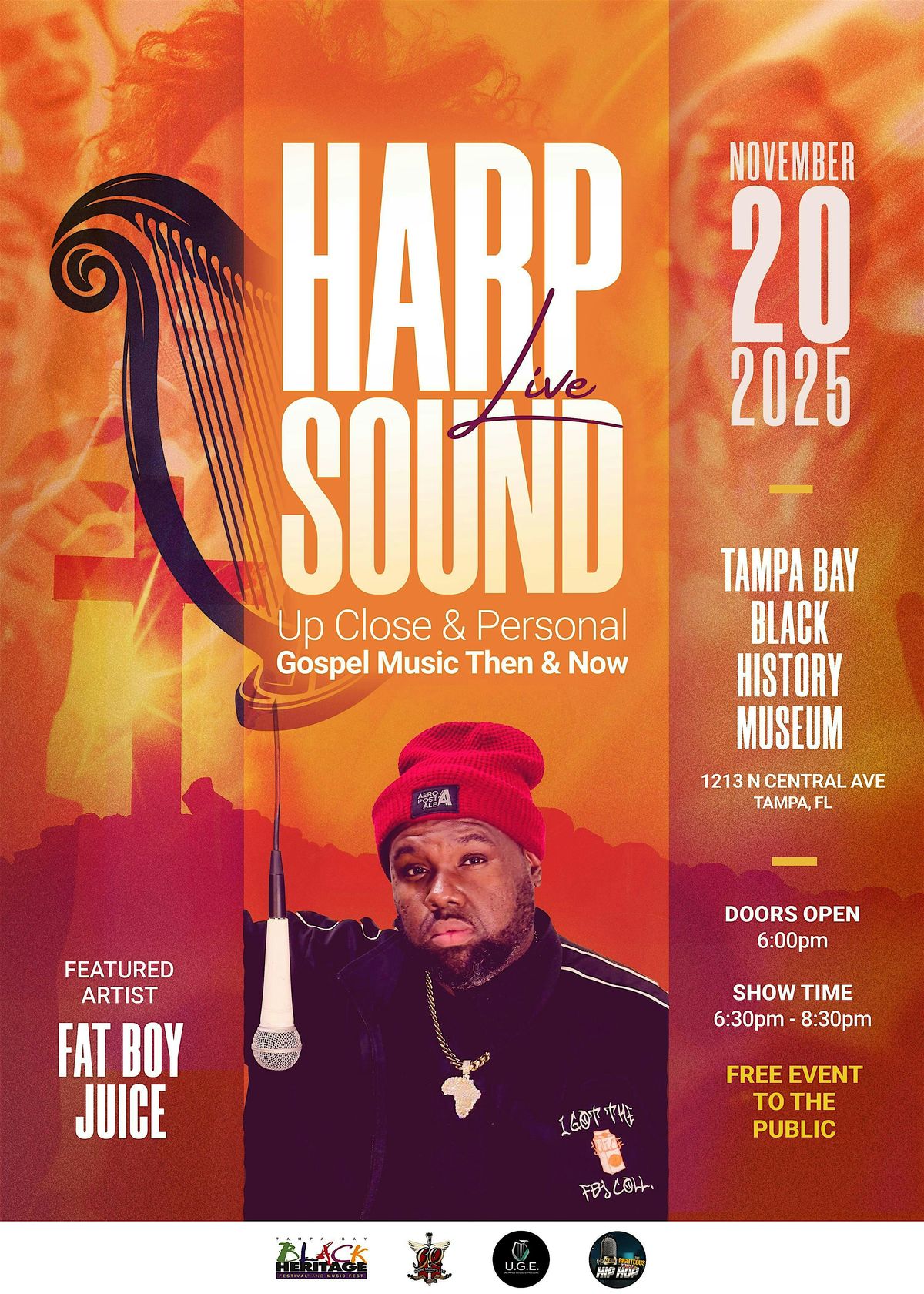 HarpSound Live - Up Close & Personal Ft. Fat Boy Juice