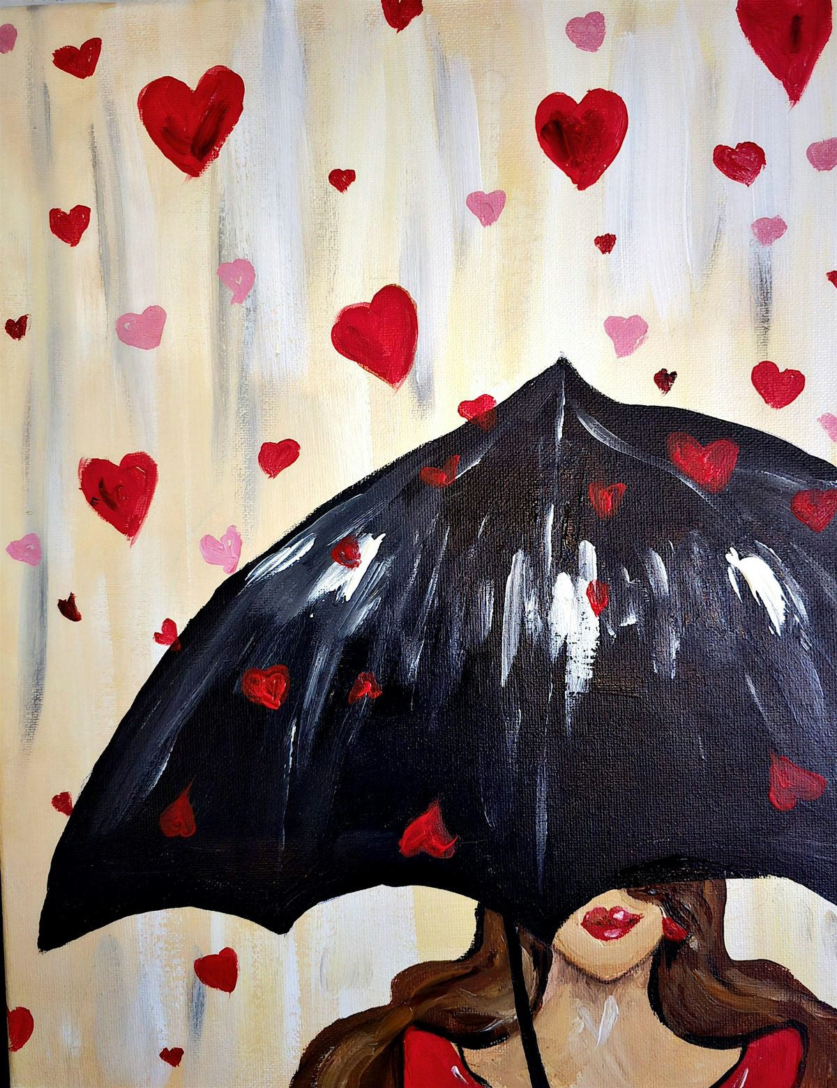 Raining Hearts **PAINT AND PINT**