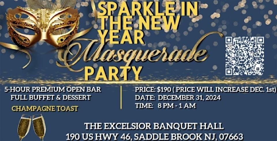 Sparkle in the New Year Masquerade Party!