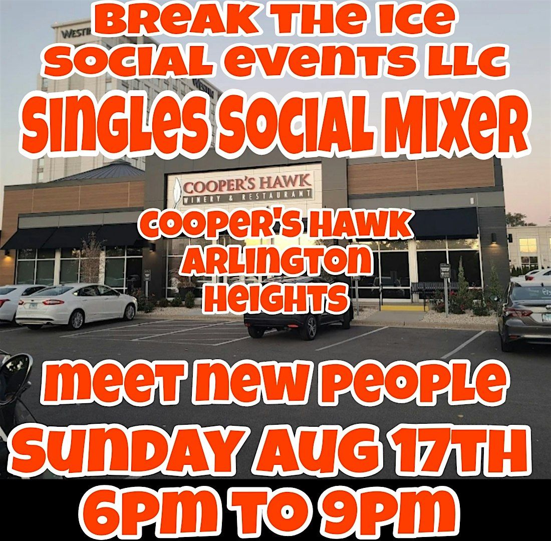 Singles Social Mixer Arlington Heights Cooper's Hawk