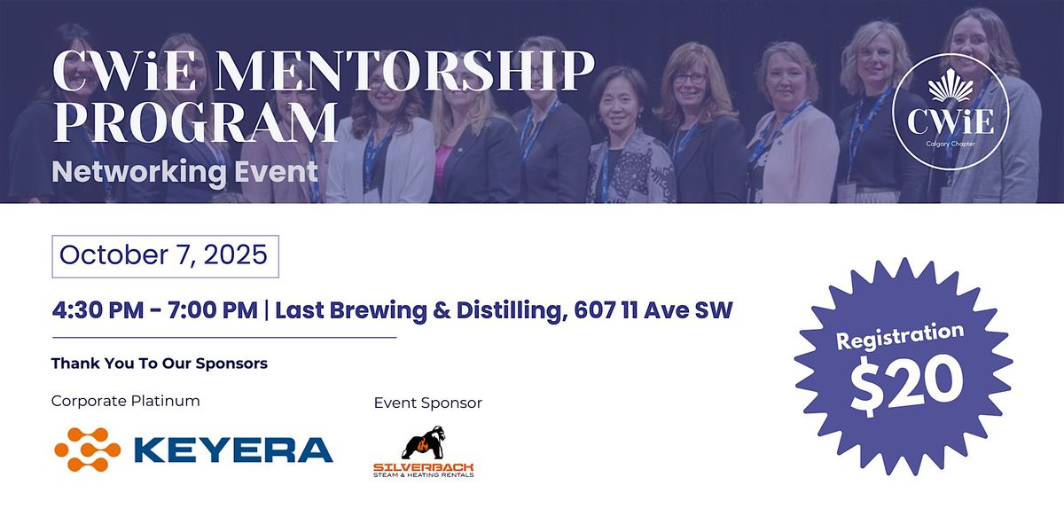 CWiE YYC  Mentorship Networking Event