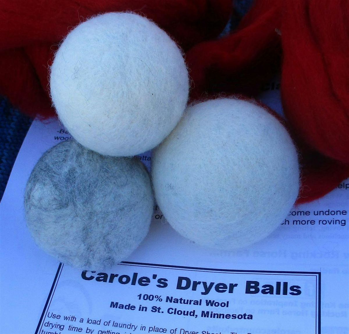 Make a Dryer Ball!\/Intro to Needle Felting