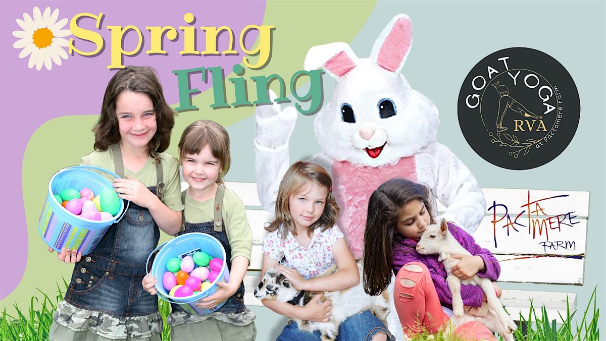 2025 Spring Fling \u2022 Egg Hunt w\/ Goats \u2022 Easter Bunny Photos & More!