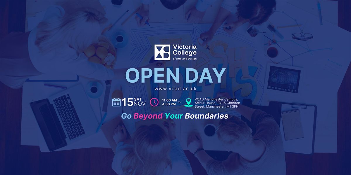 VCAD Manchester Open Day \u2013 Discover Your Creative Future!