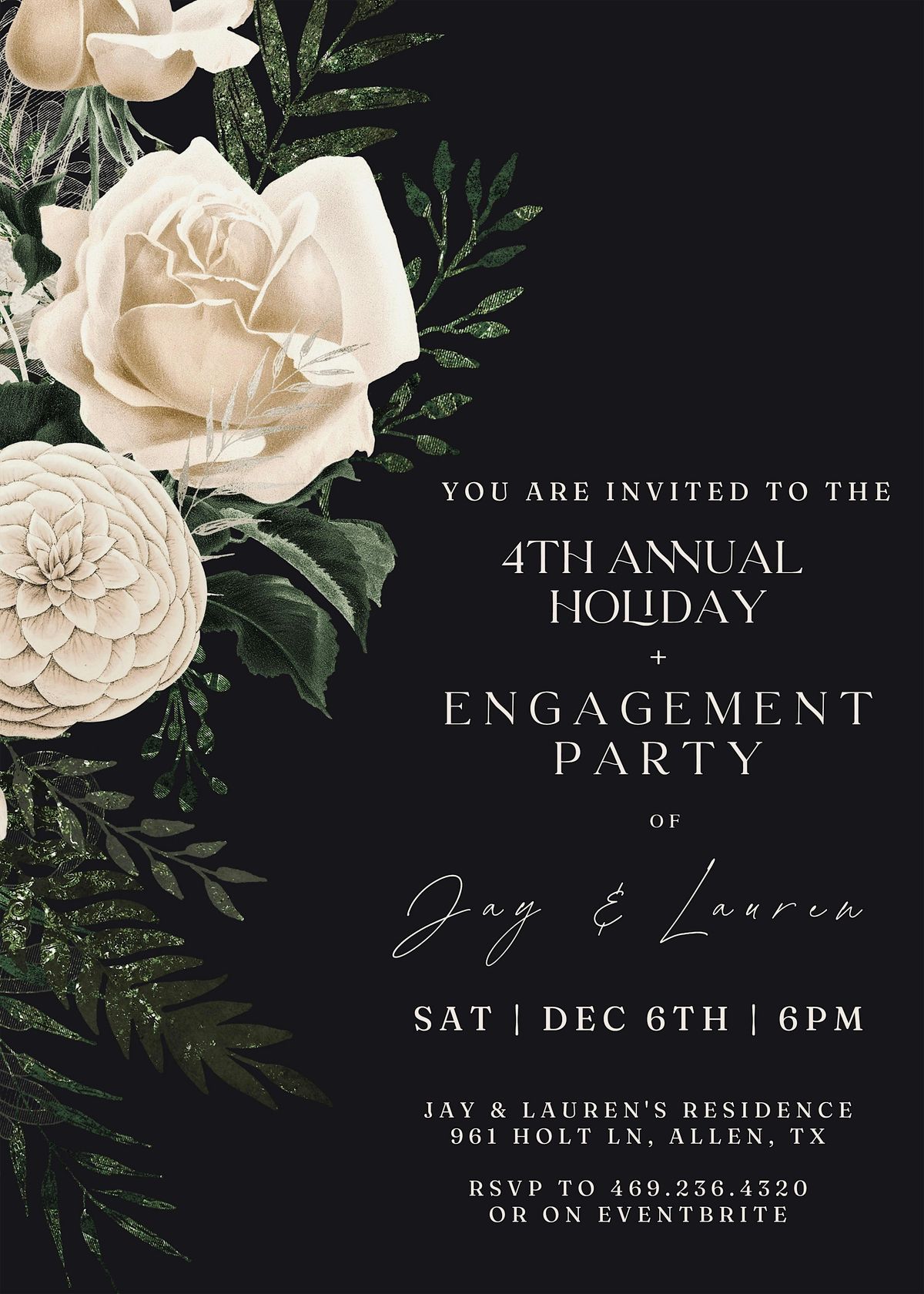 4th Annual Holiday + Engagement Party