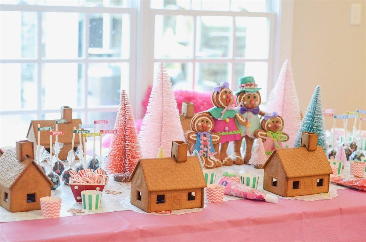 Gingerbread House Decorating Party at Elsewhere by XO White Rabbit