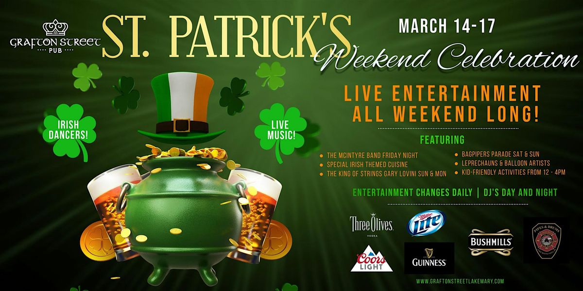 Grafton Street Saint Patrick's Day Weekend Celebration!