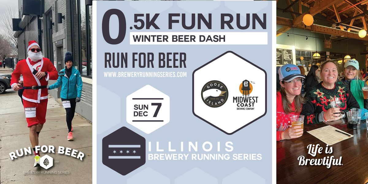 Holiday Winter Dash Beer Run | 2025 Illinois Brewery Running Series