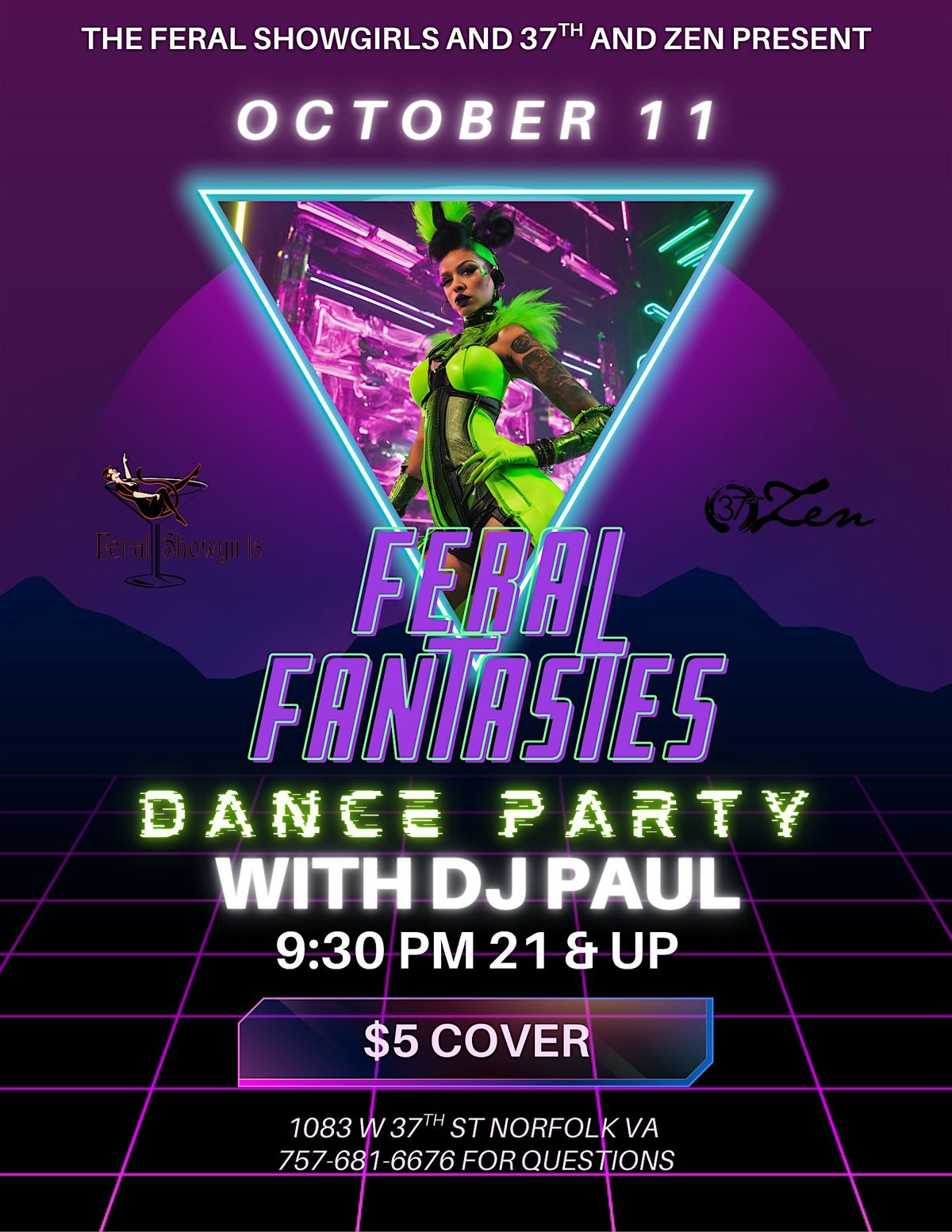 Feral Fantasies Dance Party with DJ Paul!
