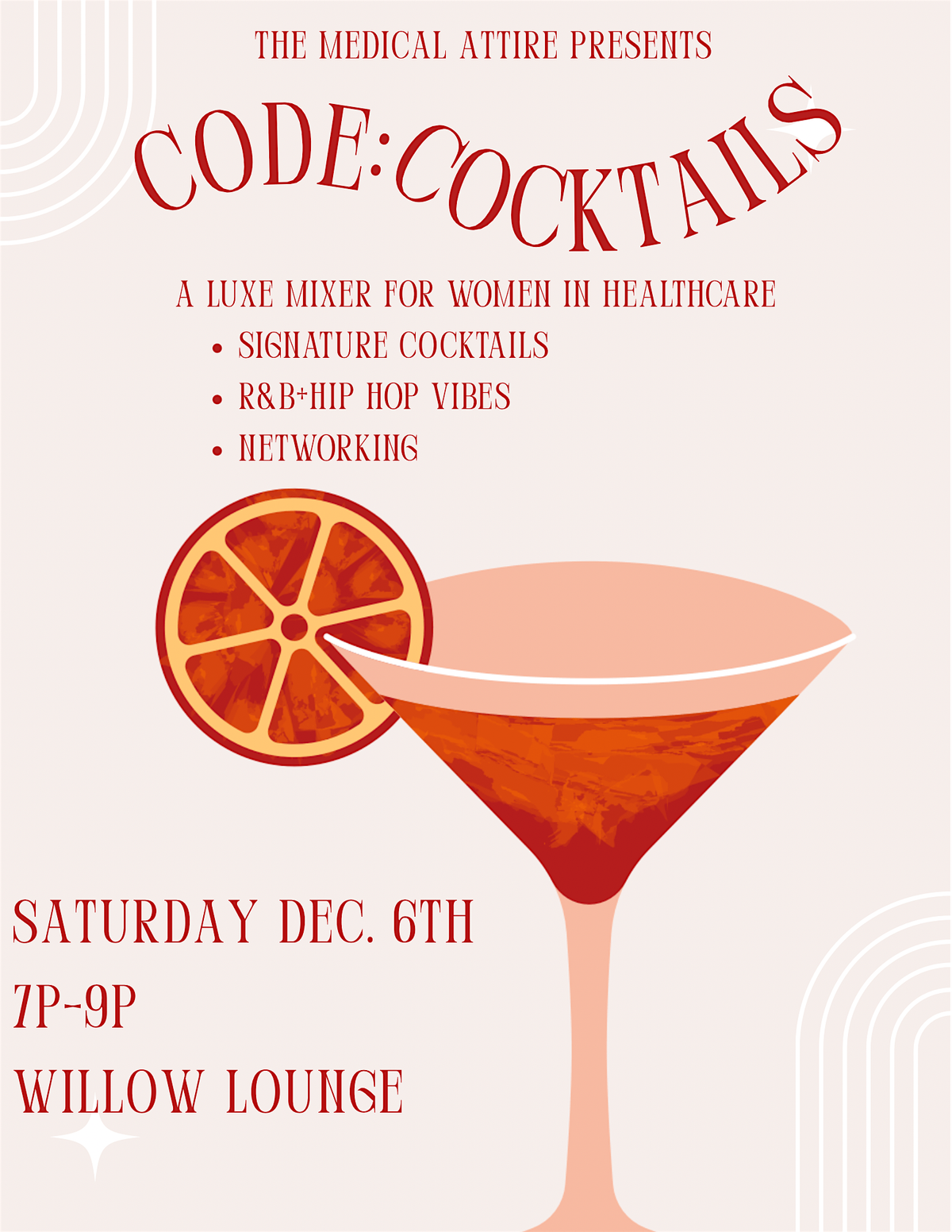 The Medical Attire Presents: Code Cocktails