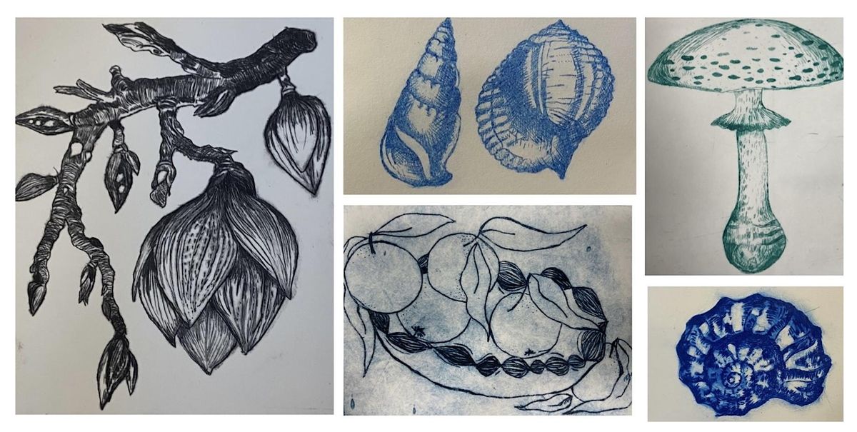 Drypoint with chine colle