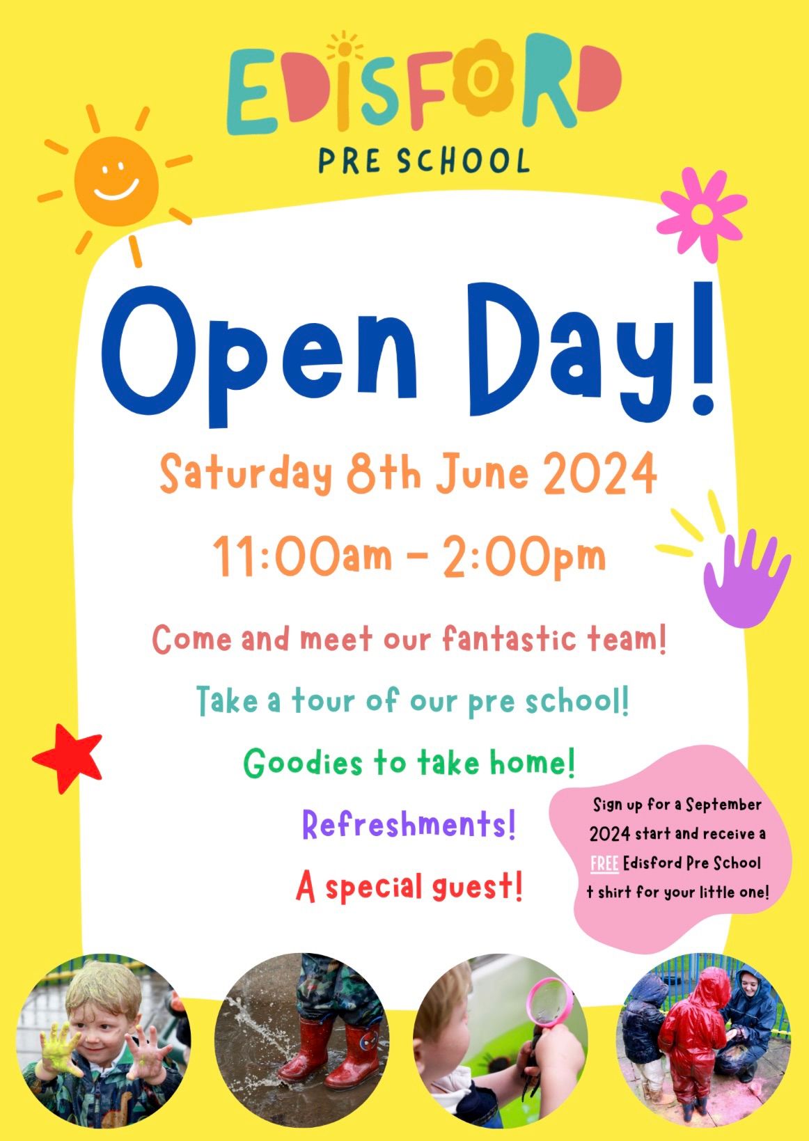 Edisford Pre School Open Day