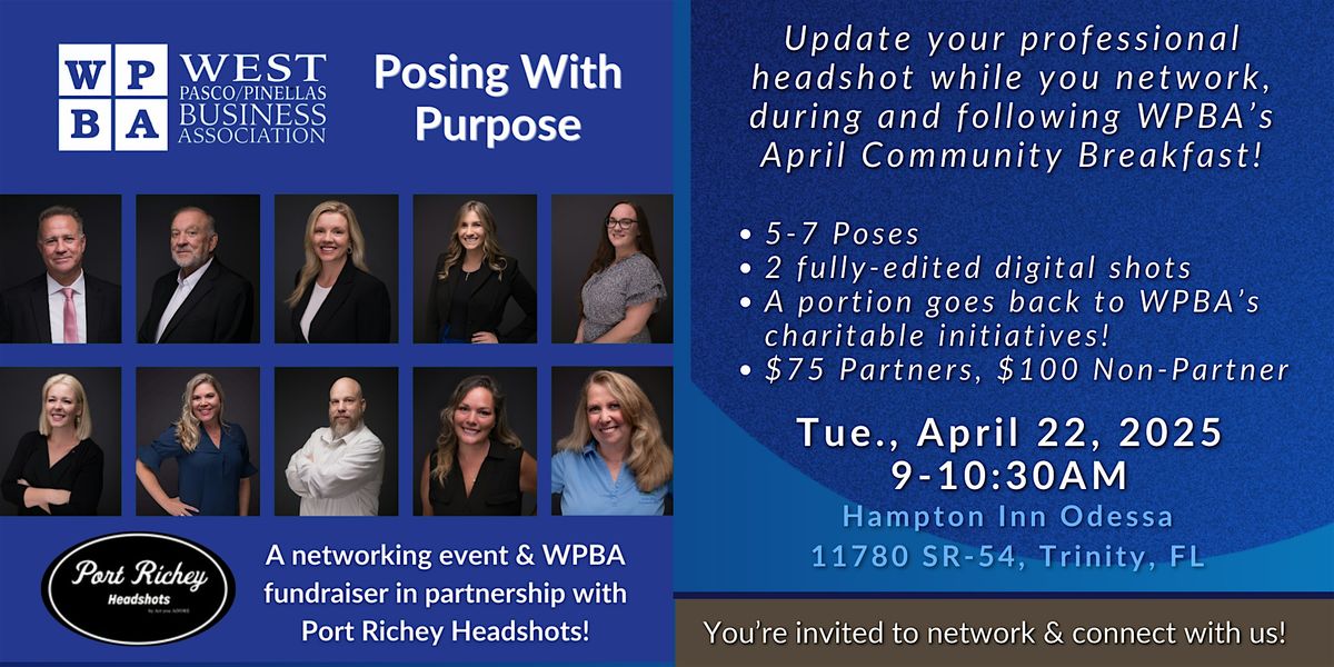 WPBA's Posing With Purpose, April 2025