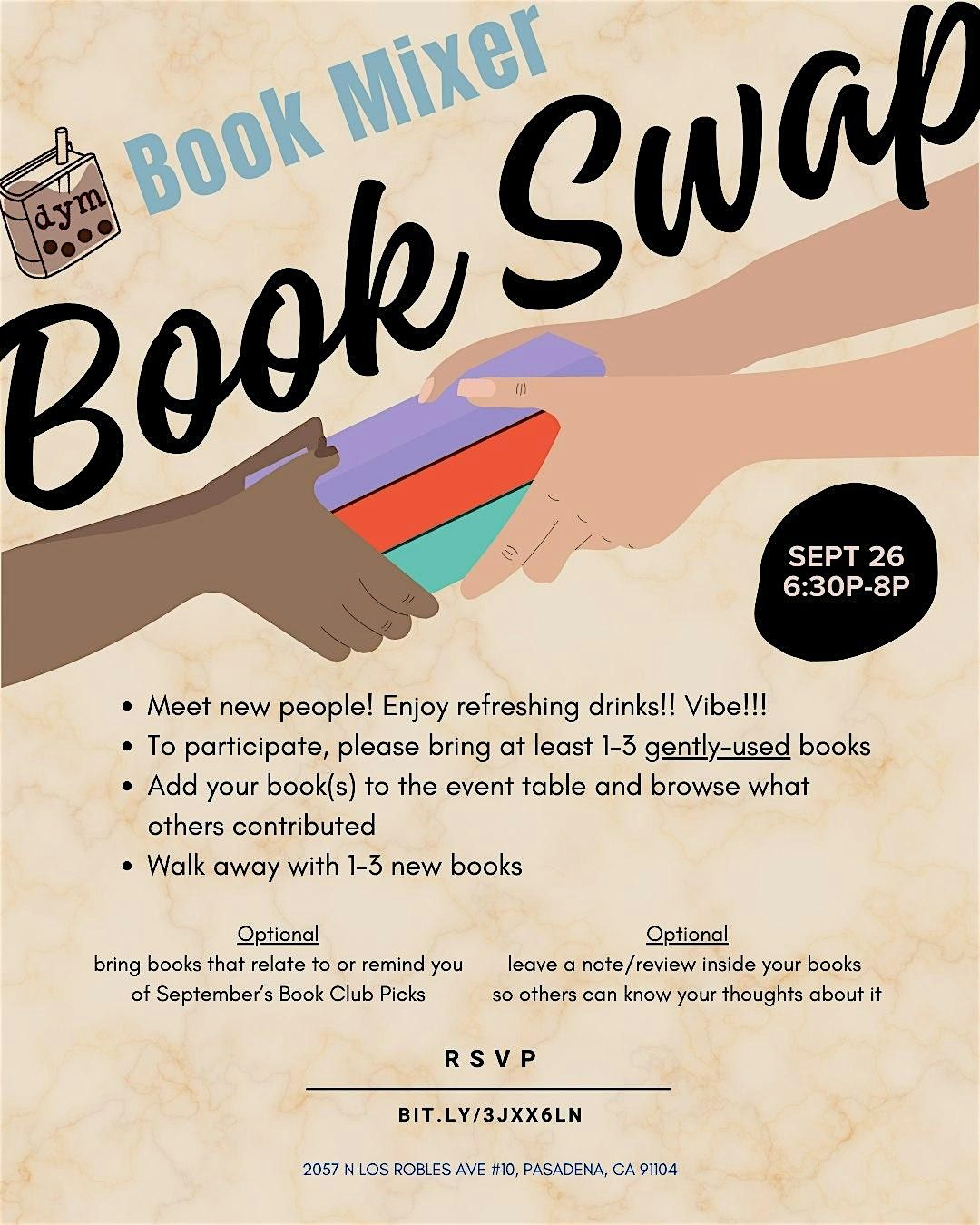 October Book Swap & Mixer