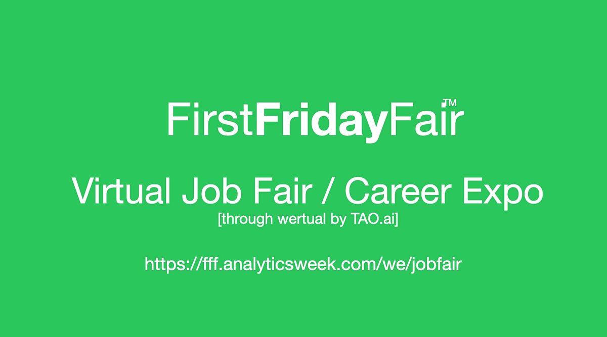 #Data #FirstFridayFair Virtual Job Fair \/ Career Expo Event # Austin