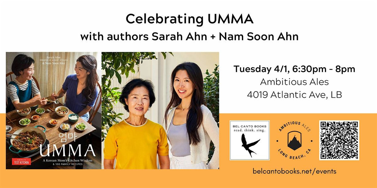 UMMA by Sarah Ahn + Nam Soon Ahn: A Book Launch with Bel Canto Books