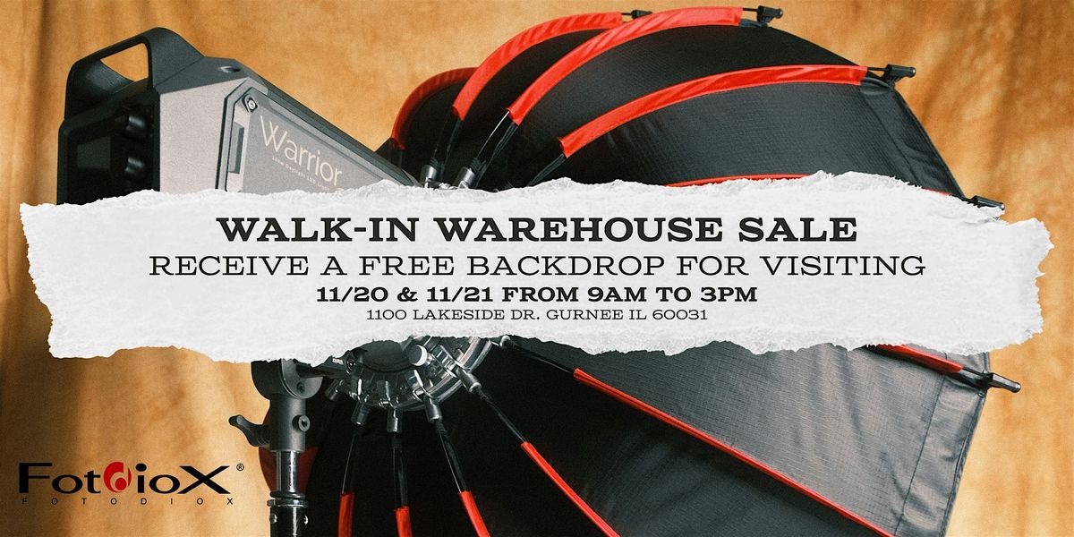 Walk-In Warehouse Sale