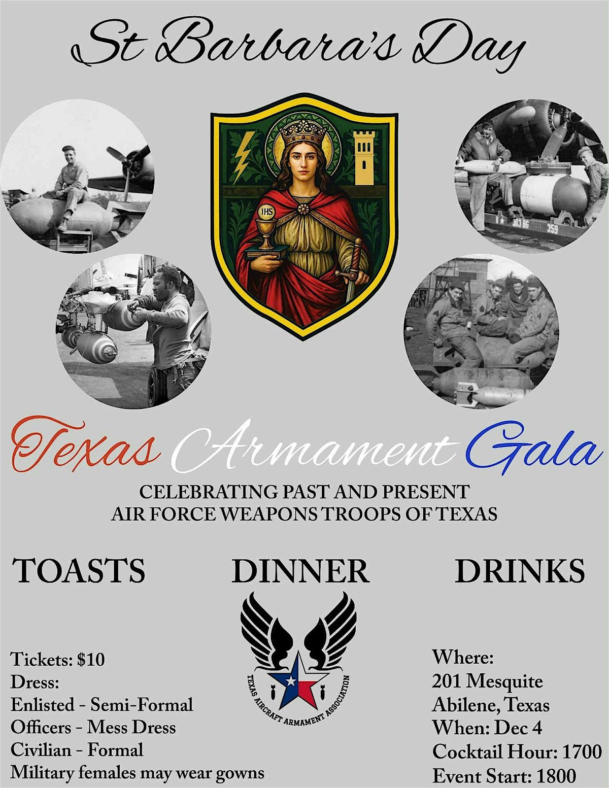 Saint Barbara's Day Texas Armament Gala